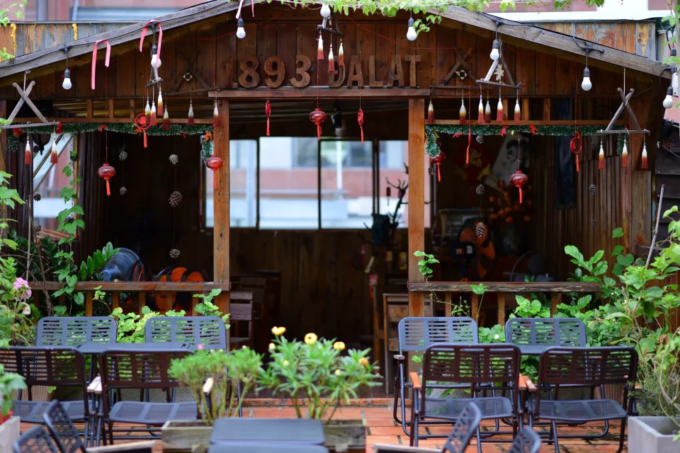 Góc bếp dùng chung
